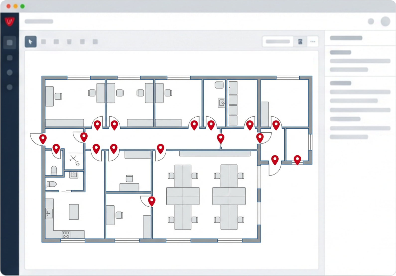 Fire Door Inspections - Floor Plan Mapping