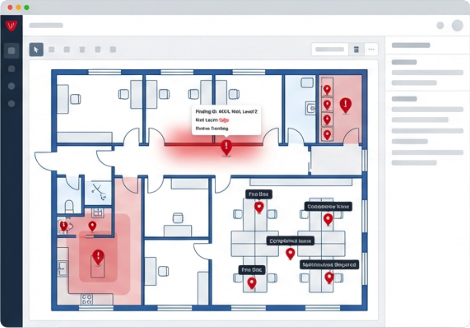 Fire Compartmentation Surveys - Floor Plan Mapping